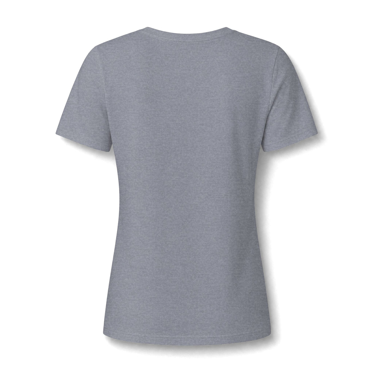Raveneyes Floral V-Neck Tee — Women's Relaxed Heather