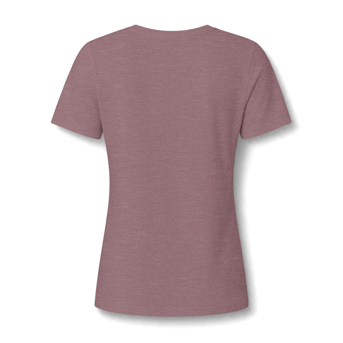 Raveneyes Floral V-Neck Tee — Women's Relaxed Heather