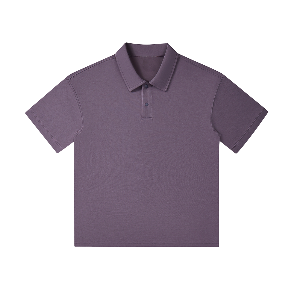 Raveneyes-Drop Shoulder Short-Sleeve Polo