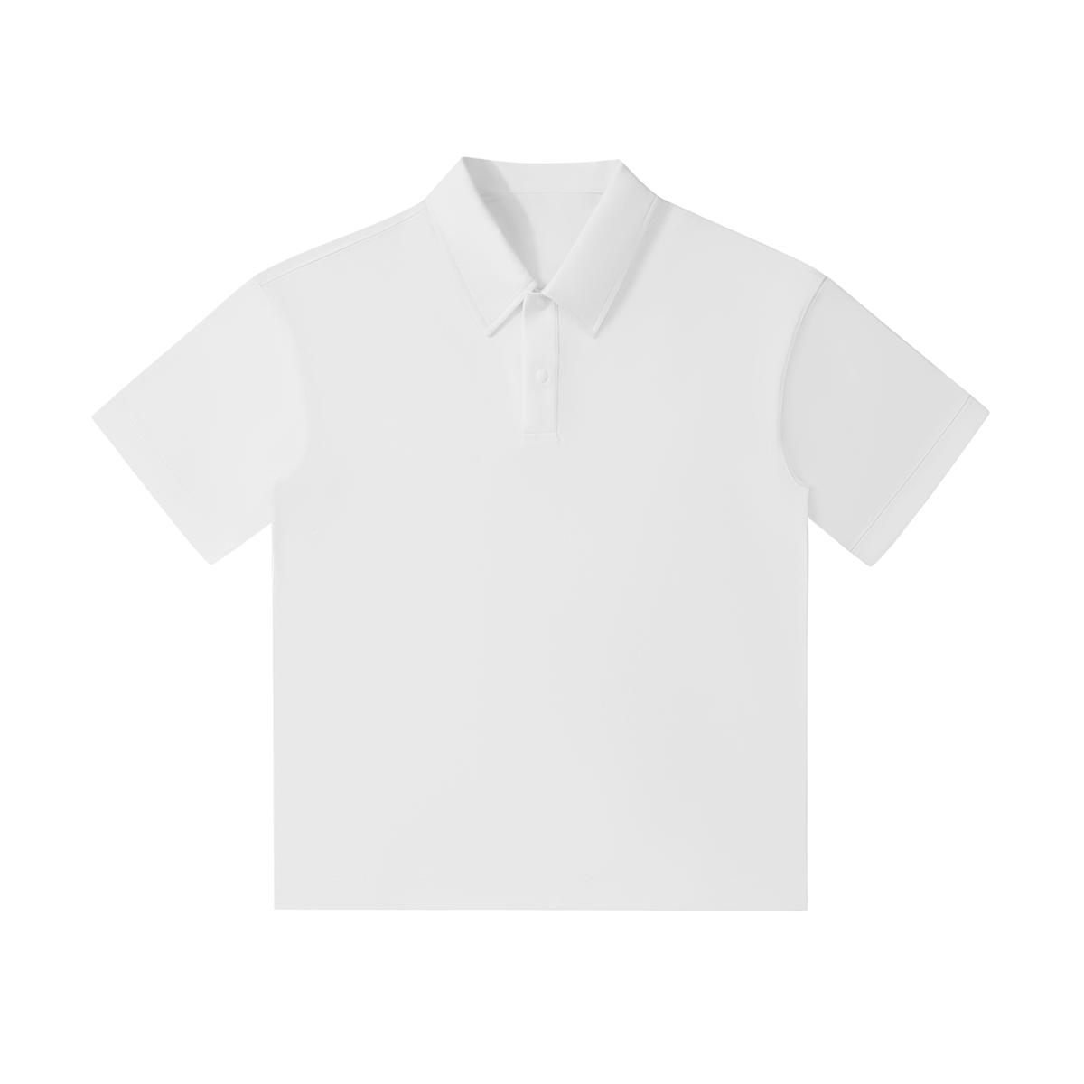 Raveneyes-Drop Shoulder Short-Sleeve Polo