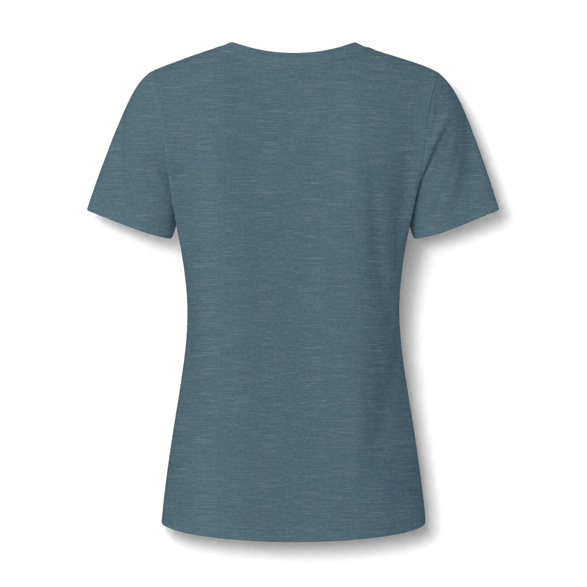 Raveneyes Floral V-Neck Tee — Women's Relaxed Heather